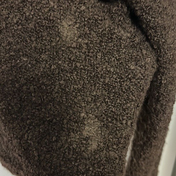 Y2k sweater with bobbled knit and real Mongolian sheep collar - Picture 4 of 4